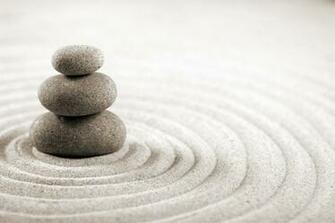 Wallpaper Sand Stones Zen Macro