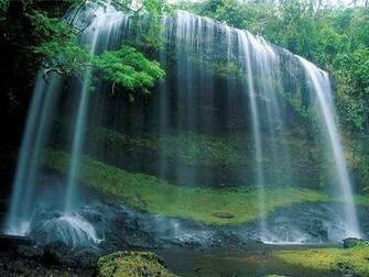 Live Waterfalls Wallpaper Which Is Under The Waterfall