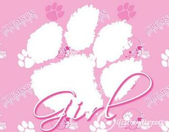 Pink Clemson Tiger Paw Graphics Code Comments