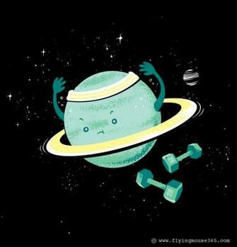 Mr Saturn Love Work Out By Flyingmouse365