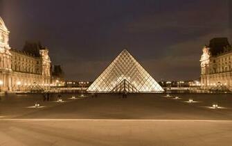 The Louvre Wallpaper HD Widescreen Desktop