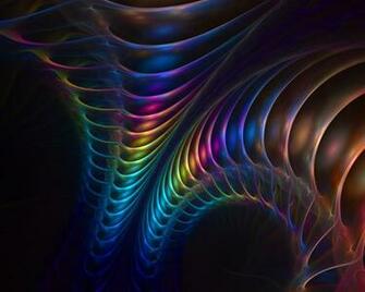 Abstract Fractals HD Wallpaper Vector