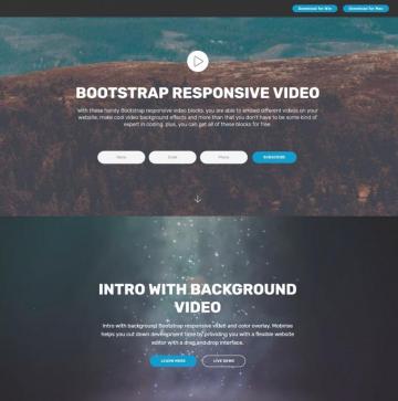 Impressive Javascript Bootstrap Carousel Video Background And