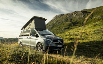 Mercedes Benz On The Compact Camper Van Marco Polo