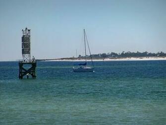 On Pensacola Bay Near The Pass To Gulf Of Mexico Beach