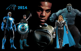 Panthers Superhero Style Cat Scratch Reader