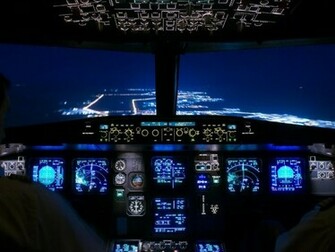Airbus A320 Cockpit Wallpaper