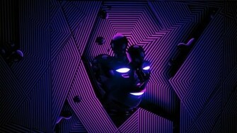 Background Purple Passion Black Design Cool Background