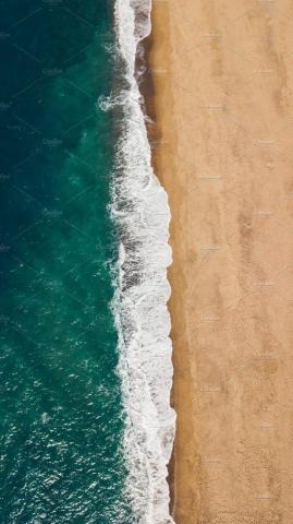 High Angle Of The Beach Containing Abstract Aerial And