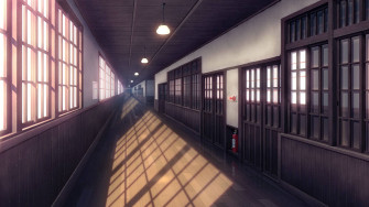 Anime School Scenery Wallpaper