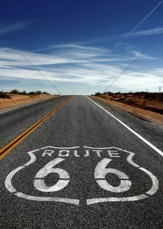 Route On The Road Again Wall Mural Photo Wallpaper Photowall