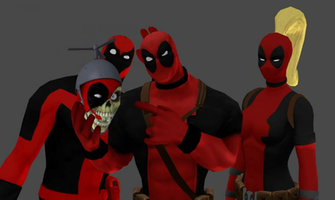 Deadpool Corps Selfie By Korgey