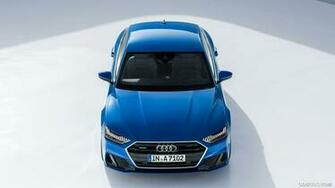 Audi A7 Sportback Color Ara Blue Front HD Wallpaper