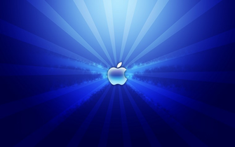 Blue Apple Laptop Wallpaper On This Cool Website