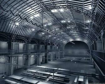 Desktop Wallpaper 3d Background Empty Jail