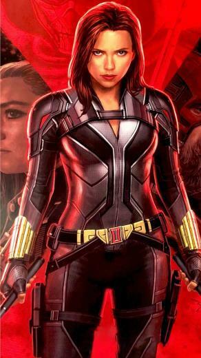 Black Widow iPhone Wallpaper