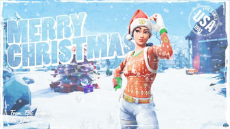Fortnite Christmas Wallpaper Top