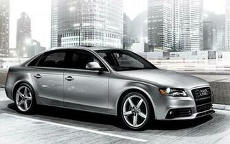 HD Auto Achtergrond Met Een Grijze Audi A4 Wallpaper Foto Jpg