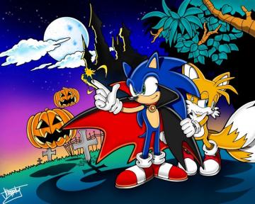 Sonic The Hedgehog Video Games Sega Halloween Wallpaper