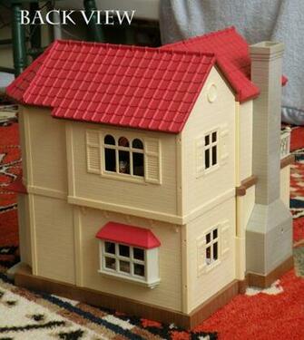 Calico Critters Sylvanian Families Luxury Townhouse Custom Wallpaper