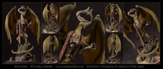 Commission Nicol Bolas By Emilysculpts