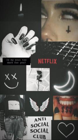 E Girl Wallpaper Black Aesthetic iPhone