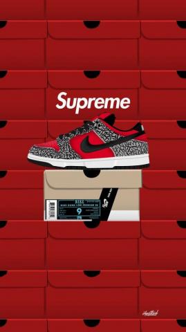 Supreme Wallpaper Shoes Nike