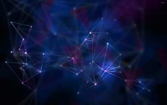 Connected Dots Wallpaper Abstract