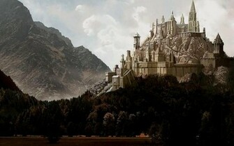 Castle On A Hill Computer Wallpaper Desktop Background