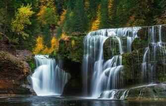 Washington State Waterfall Cascade Wallpaper Photos Pictures