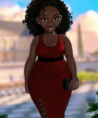 Curvy Girl Wallpaper In Black Women Art