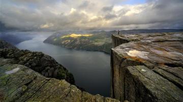 Pulpit Rock Preikestolen Norway HD Wallpaper Baltana