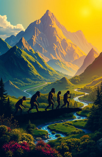 Human Evolution Wallpaper