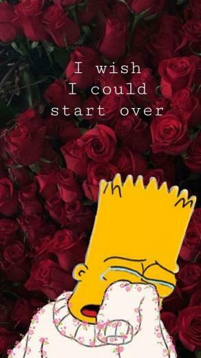 Aesthetic Wallpaper Bart Simpson In