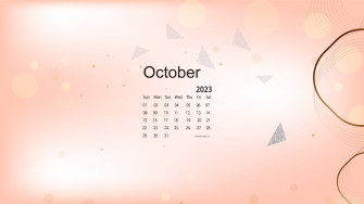 October Desktop Wallpaper Calendar Calendarlabs