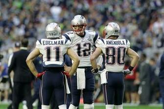 Danny Amendola And Julian Edelman Tom Brady