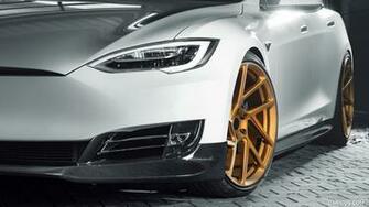 Novitec Tesla Model S Detail HD Wallpaper