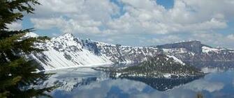 Wallpaper Crater Lake National Park Oregon Mountain