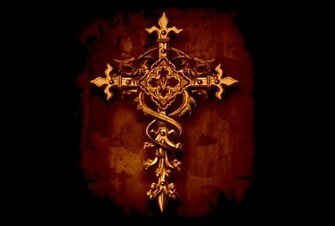 Background Golden Cross Graphic Background Wallpaper Christian