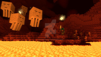 Waj In The Nether Minecraft Wallpaper By Blenden92