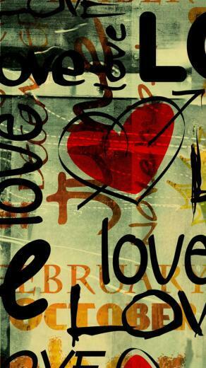 Written In Graffiti iPhone 5s Wallpaper