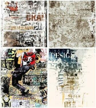 Old Grunge Background Vector Vintage Graphic Design