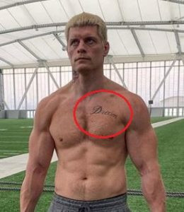 Cody Rhodes Dream Tattoo Wallpaper
