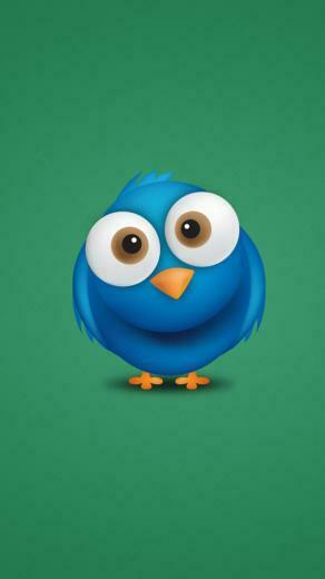 Blue Bird Retina HD Wallpaper For iPhone