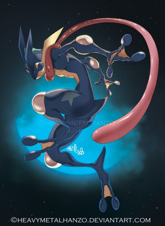 Greninja By Heavymetalhanzo