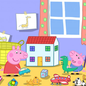 Peppa Pig House Wallpaper Secret