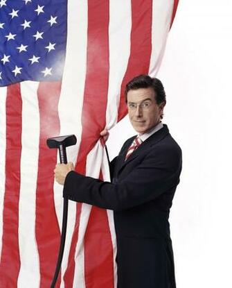 Stephen Colbert Image Cleaning The Flag HD Wallpaper And