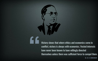 Dr Ambedkar HD Wallpaper And Quote
