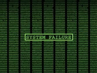 Computer Wallpaper System Failure Matrix Code