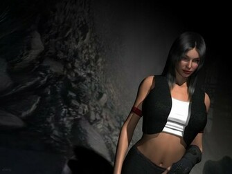 Tifa Lockhart 3d Model Wallpaper